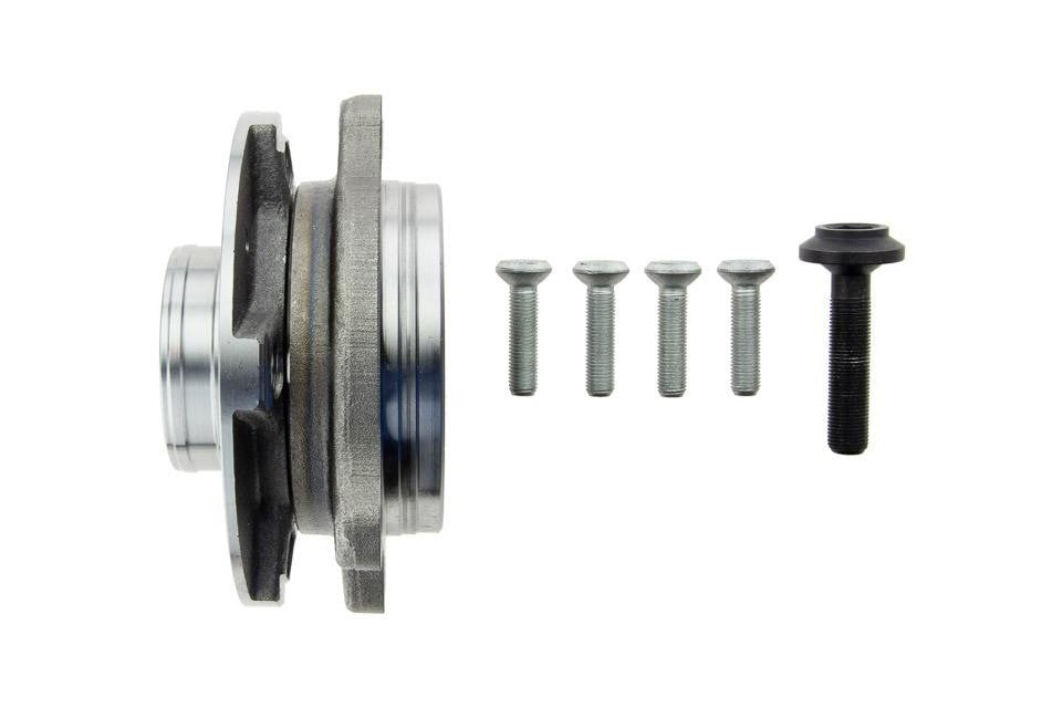 For Audi A4 A5 A6 A7 A8 Q5 R8 Front Wheel Hub Bearing + Bolts Kit 4H0498625