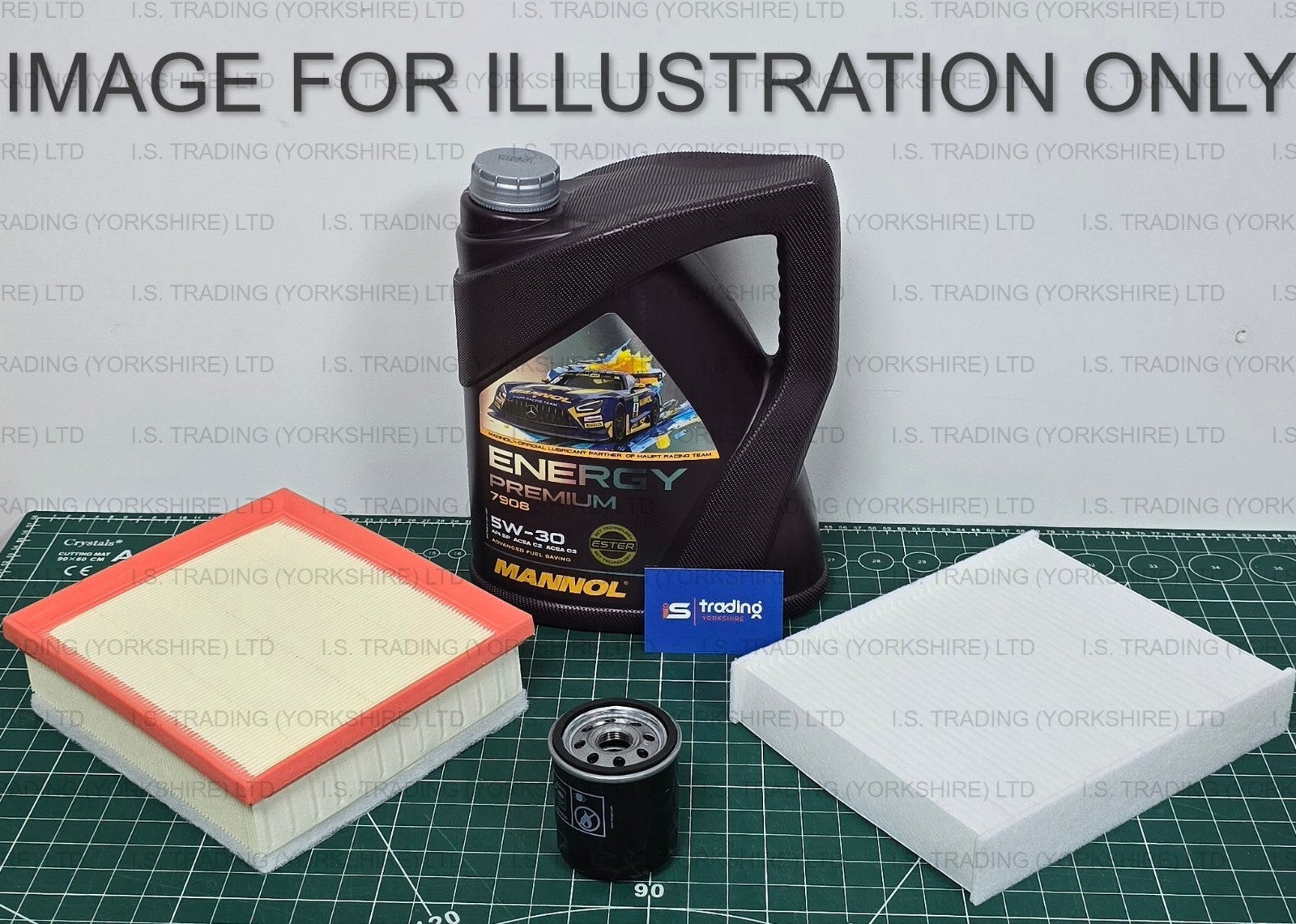 For VW Golf R MK7 2.0 TSI 2014-2020 Service Kit Air Cabin Oil Filters + 5L Oil