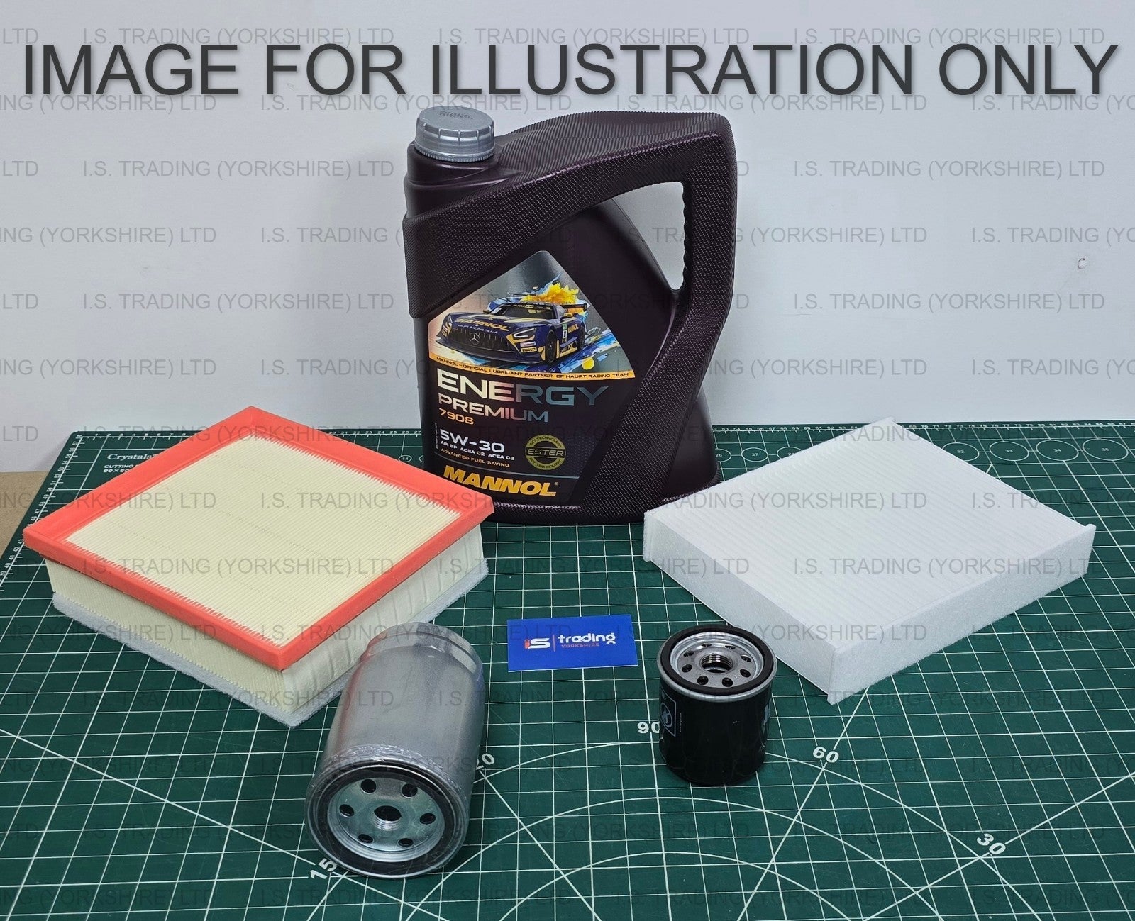FOR PEUGEOT 308 1.6 HDi 2009-2014 SERVICE KIT AIR CABIN FUEL OIL FILTER + 5L OIL