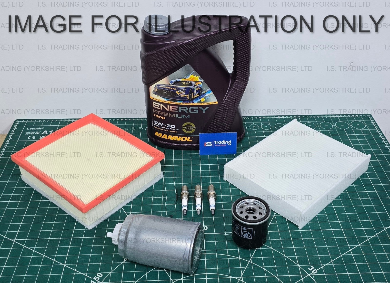 FOR SEAT IBIZA 1.2 02-15 AIR CABIN FUEL OIL SERVICE KIT SPARK PLUGS + 5L OIL