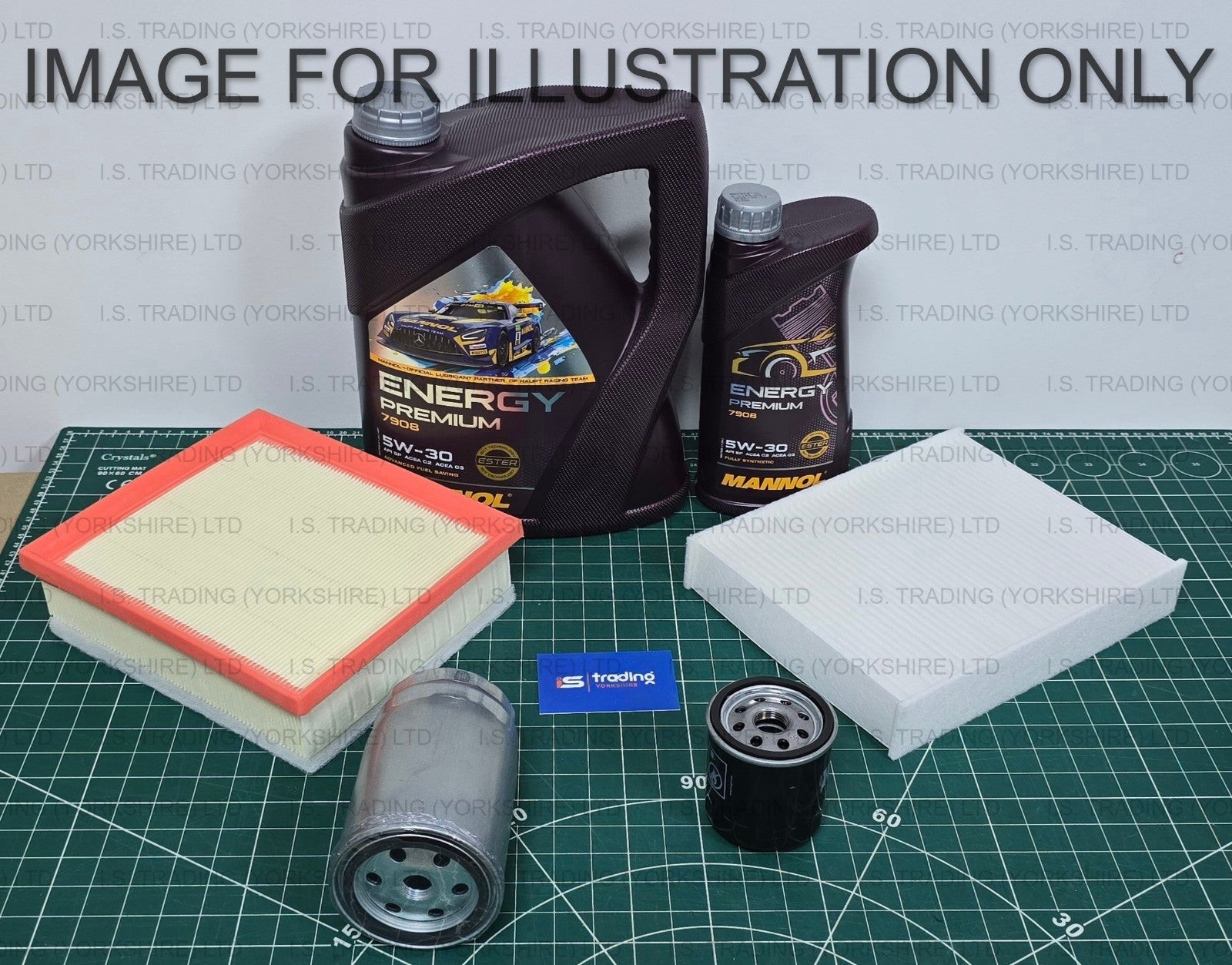 FOR JAGUAR XE 2.0 D 2015-2025 SERVICE KIT AIR CABIN FUEL OIL FILTERS + 7L OIL
