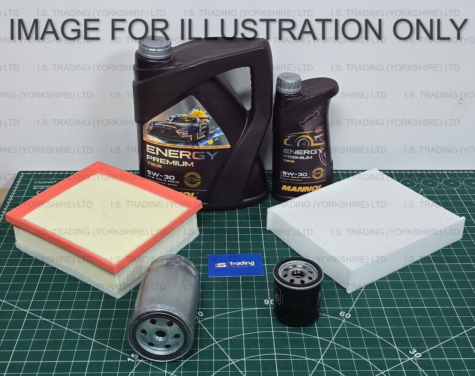 FOR JAGUAR XE 2.0 D 2015-2025 SERVICE KIT AIR CABIN FUEL OIL FILTERS + 7L OIL