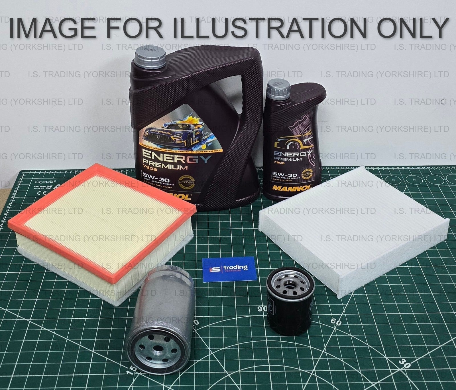 FOR JAGUAR XE 2.0 D 2015-2025 SERVICE KIT AIR CABIN FUEL OIL FILTERS + 7L OIL