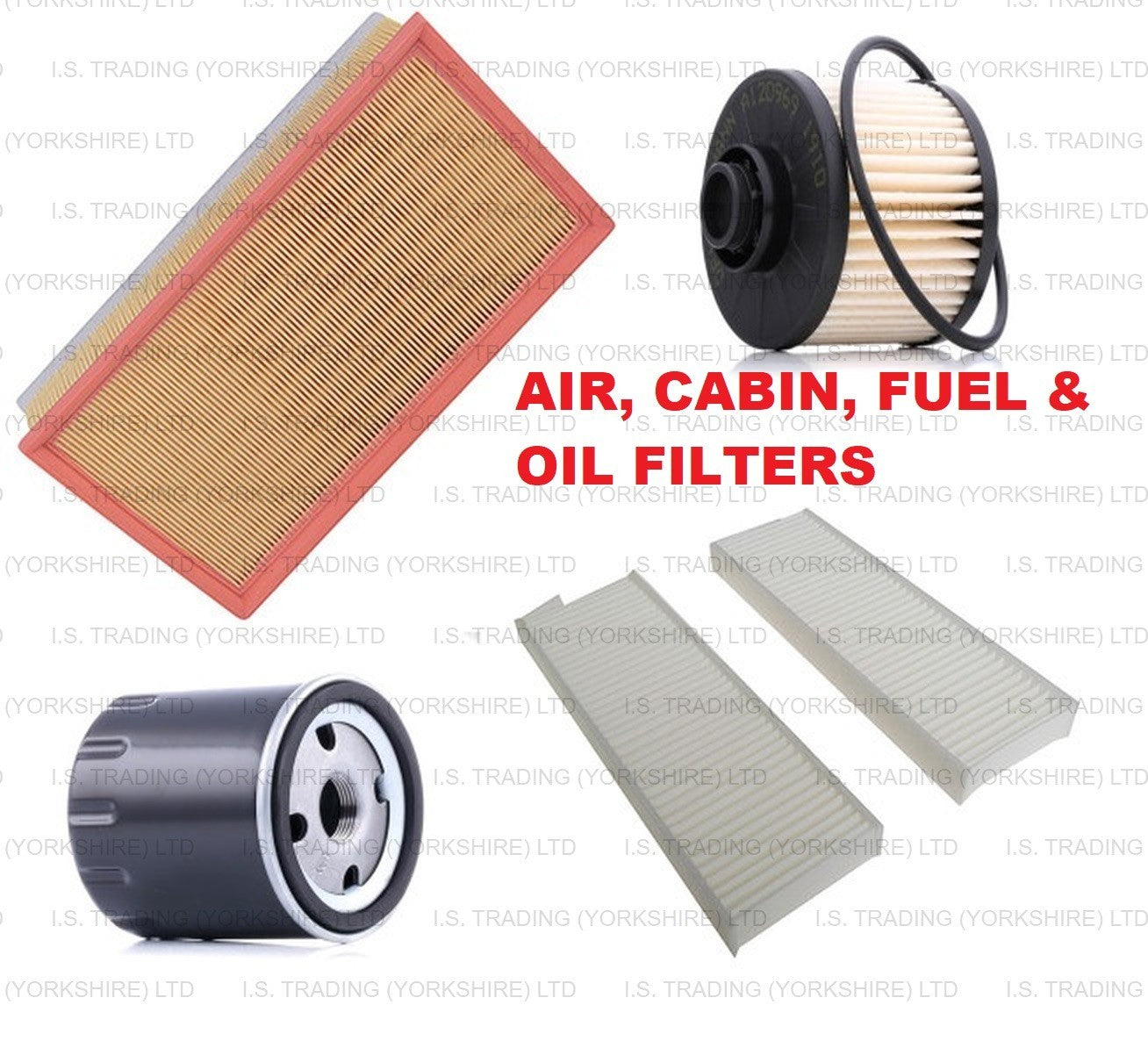 FOR PEUGEOT PARTNER 1.5 1.6 BlueHDi 15-25 SERVICE KIT AIR CABIN FUEL OIL FILTERS
